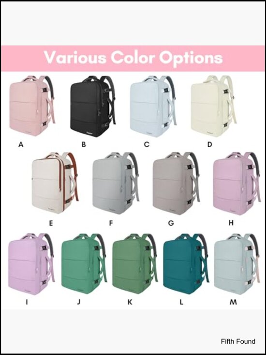 Travel Laptop Backpack Carry On with Shoe Bag main image 6
